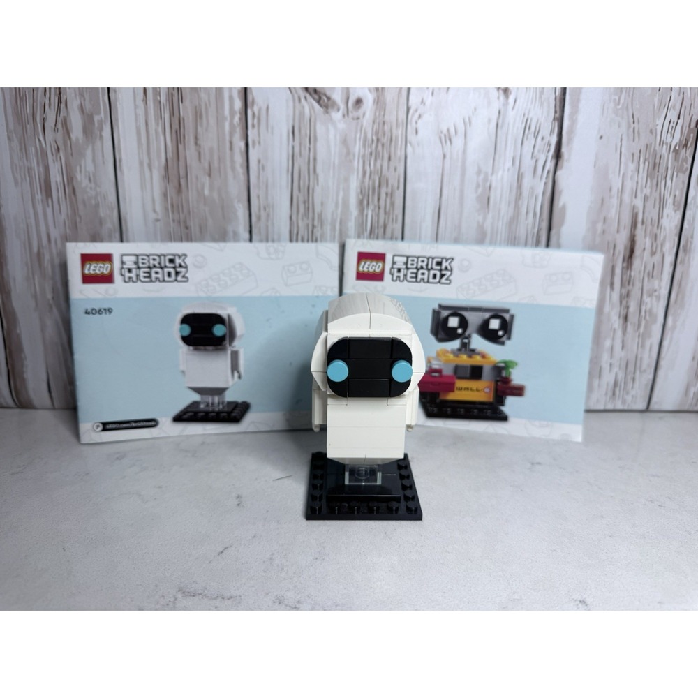EGO BrickHeadz Disney Pixar EVE & WALL-E 40619 INCOMPLETE NO EVE Manual Included